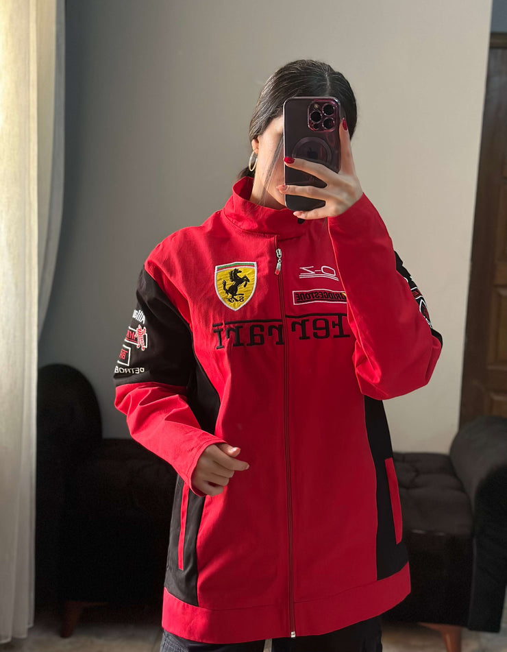 (فيراري) جاكيت Ferrari احمر 2165